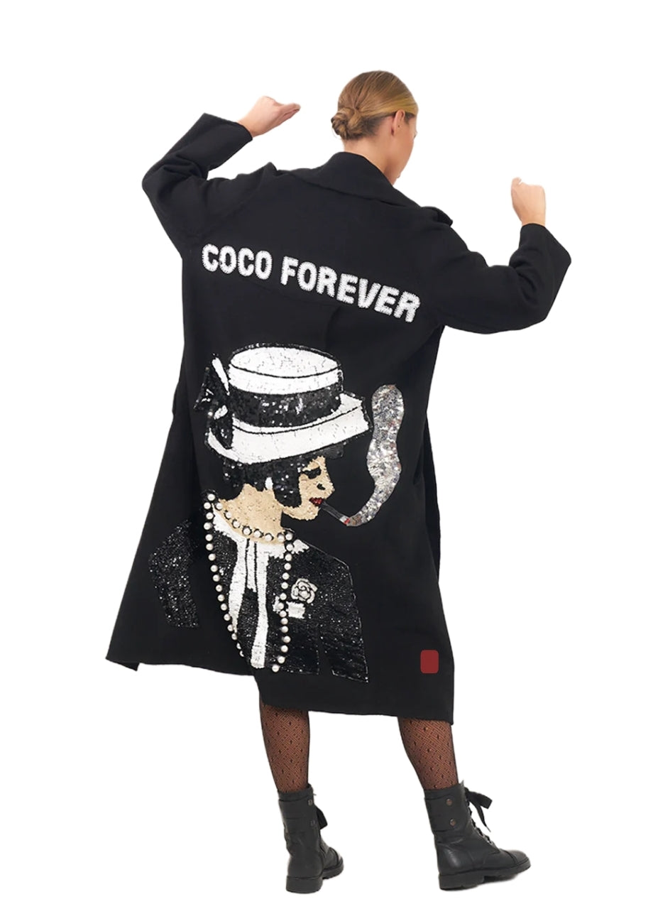 "COCO FOREVER" WOOL JACKET