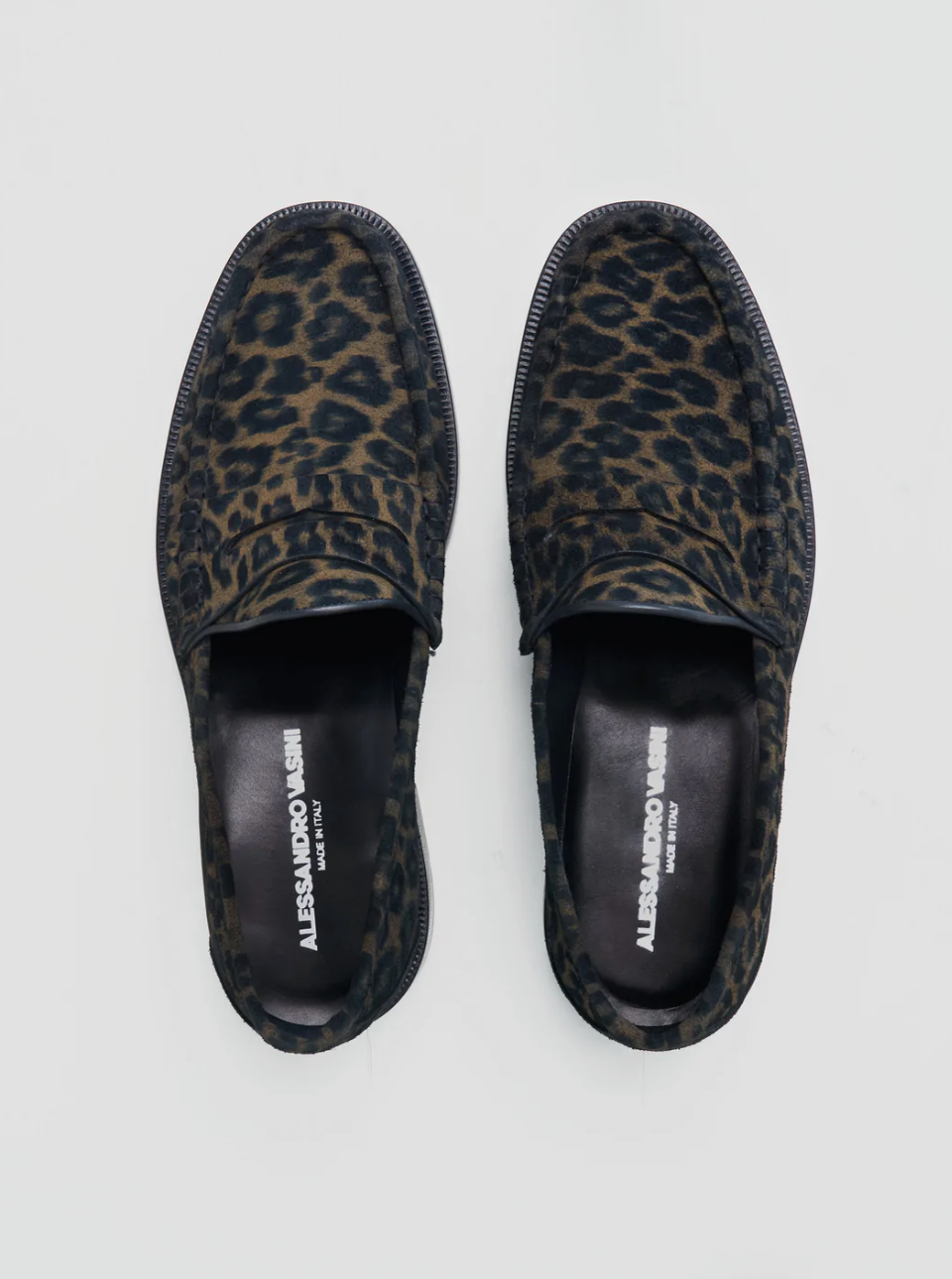 THEO PENNY LOAFER AUS LEOPARD-WILDLEDER